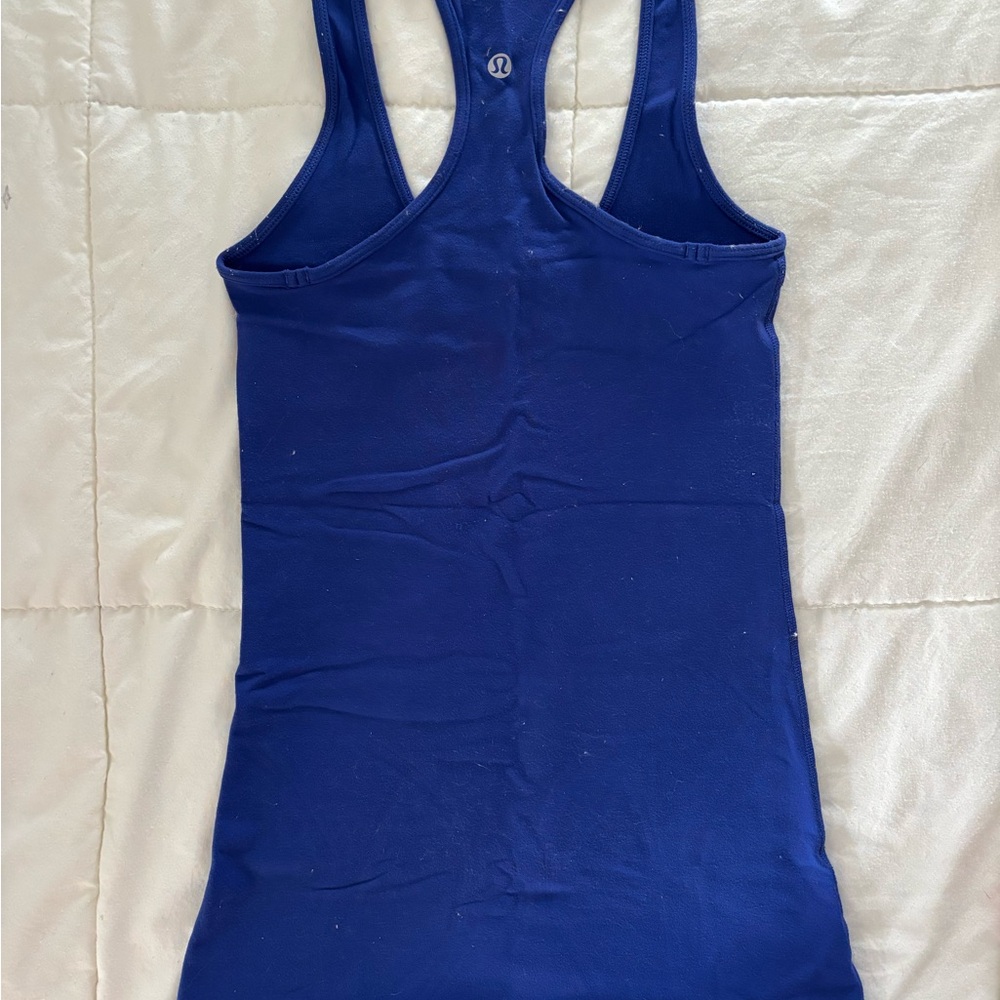 Lululemon Blue Racerback Tank - Picture 3 of 3